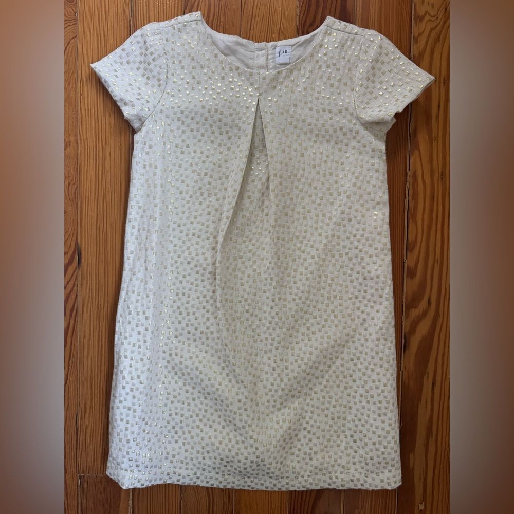 Gap Kids Gold Polka Dot Dress